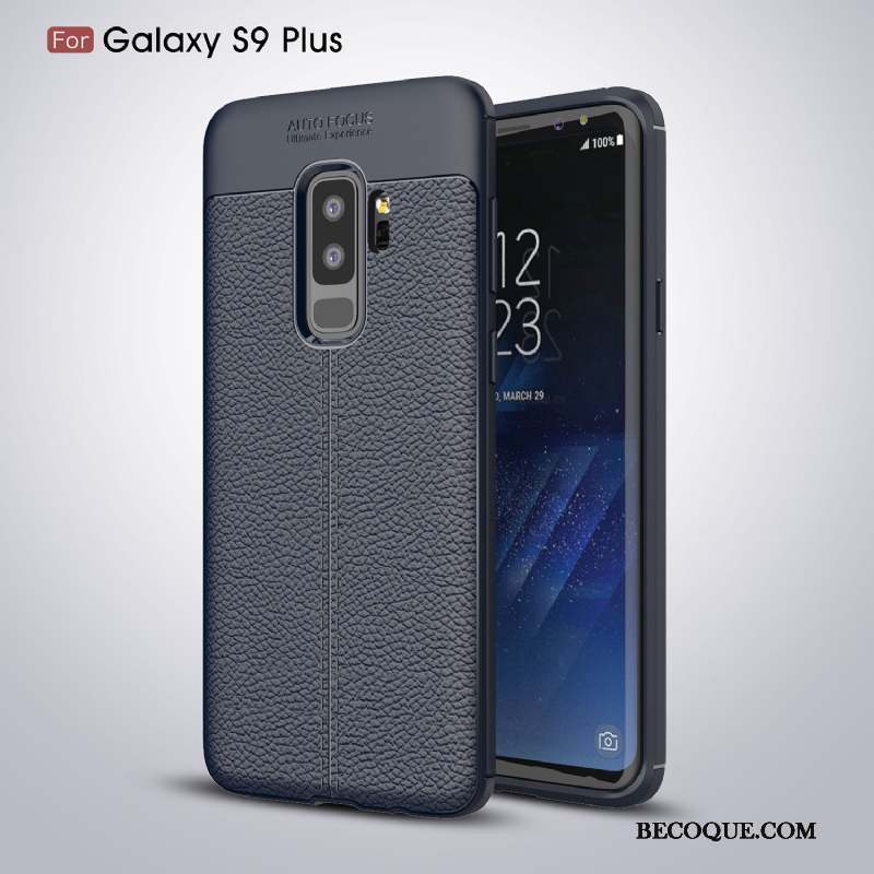 Samsung Galaxy S9+ Incassable Gris Coque De Téléphone Tout Compris Mode Simple