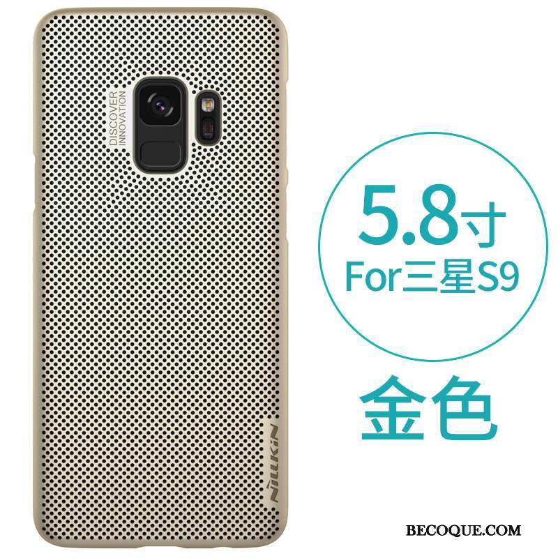 Samsung Galaxy S9 Incassable Protection Coque De Téléphone Étui Bleu Or