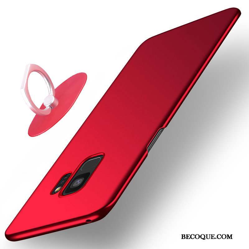 Samsung Galaxy S9 Incassable Étui Délavé En Daim Coque De Téléphone Tendance Simple