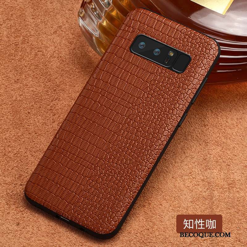 Samsung Galaxy S9 Marque De Tendance Coque De Téléphone Bleu Créatif Personnalité Étui En Cuir