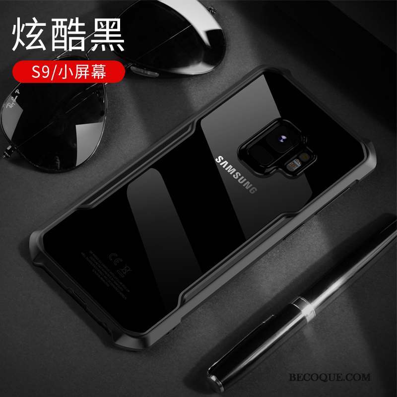 Samsung Galaxy S9 Noir Étui Coque De Téléphone Transparent Protection Incassable