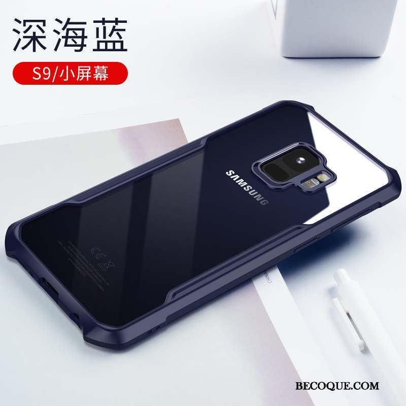 Samsung Galaxy S9 Noir Étui Coque De Téléphone Transparent Protection Incassable