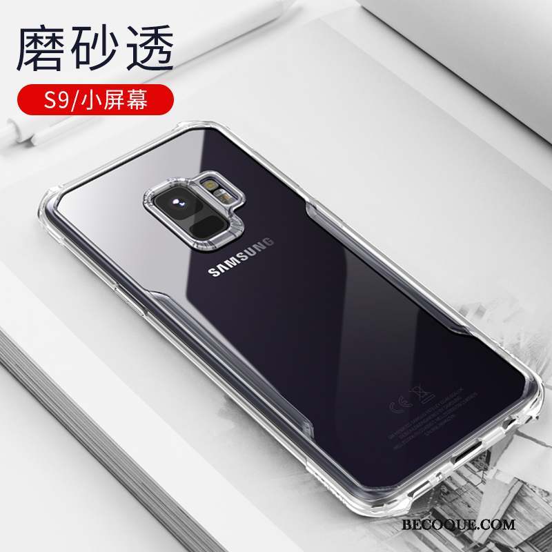 Samsung Galaxy S9 Noir Étui Coque De Téléphone Transparent Protection Incassable