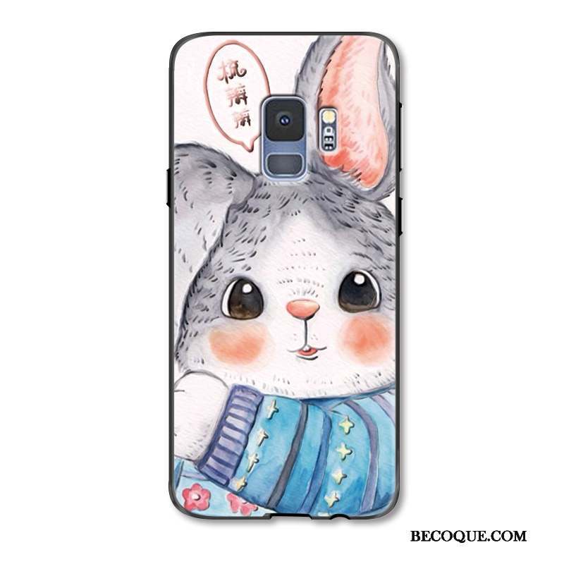 Samsung Galaxy S9+ Protection Incassable Gaufrage Charmant Dessin Animé Coque De Téléphone