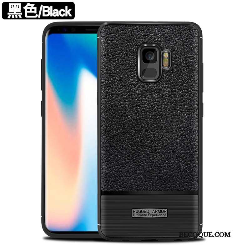 Samsung Galaxy S9+ Protection Étui Business Incassable Coque De Téléphone Bleu