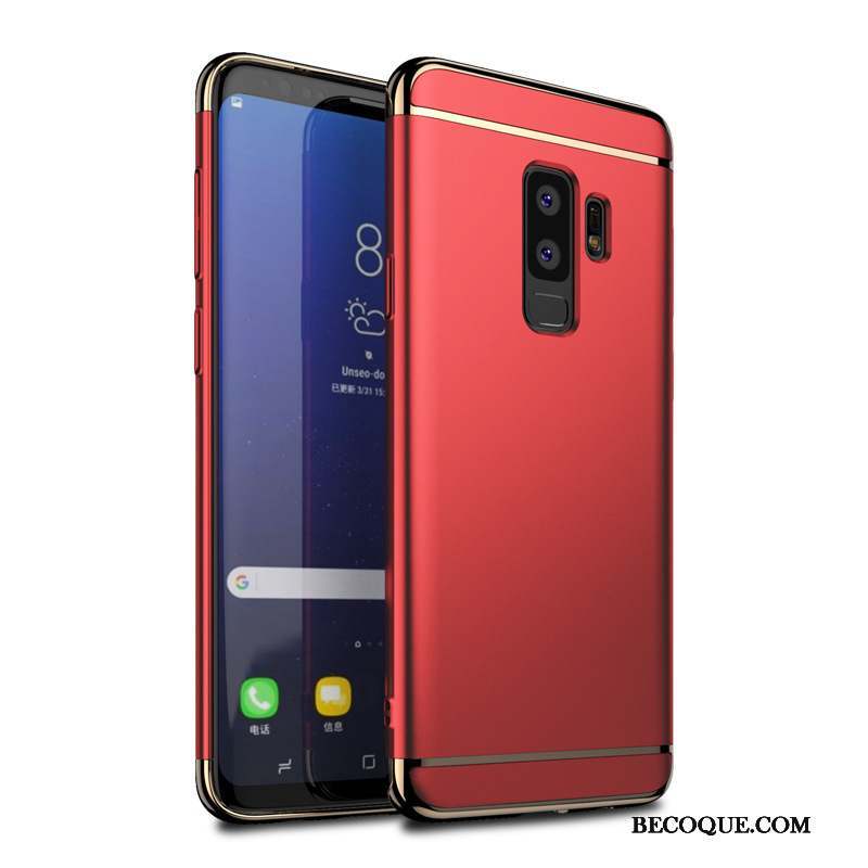 Samsung Galaxy S9 Protection Étui Délavé En Daim Coque Bleu Tout Compris