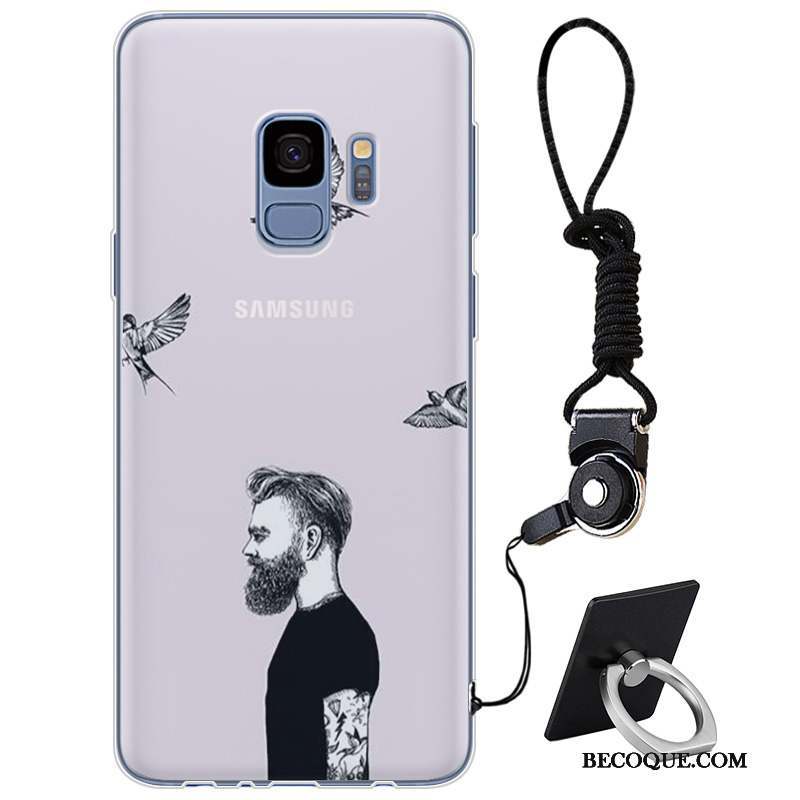 Samsung Galaxy S9 Simple Élégant Marque De Tendance Personnalité Protection Coque De Téléphone