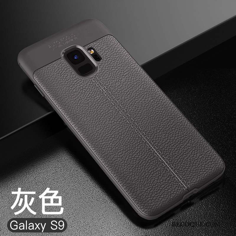Samsung Galaxy S9 Tout Compris Noir Silicone Coque De Téléphone Incassable Nouveau