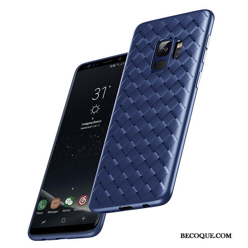 Samsung Galaxy S9 Tout Compris Silicone Étui Incassable Rouge Coque De Téléphone