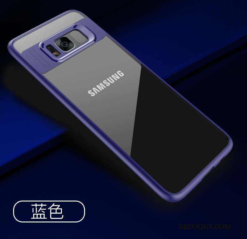 Samsung Galaxy S9 Transparent Bleu Coque De Téléphone Tout Compris Créatif Étui