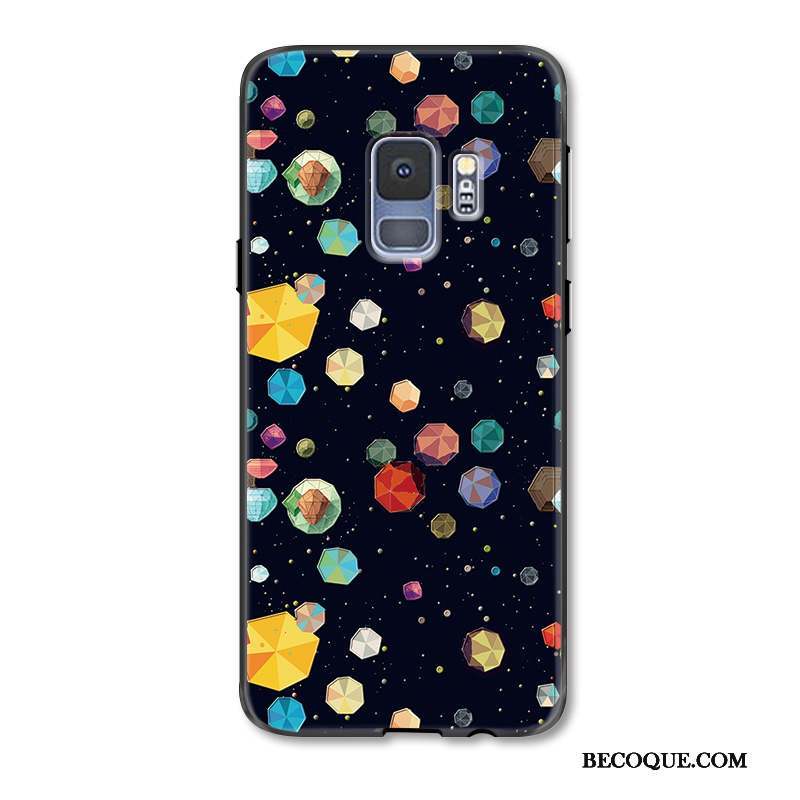 Samsung Galaxy S9+ Étui Colorée Coque De Téléphone Incassable Gaufrage Nouveau