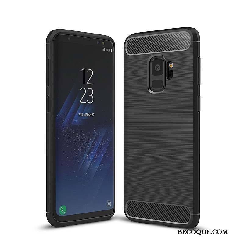 Samsung Galaxy S9 Étui Coque De Téléphone Tout Compris Fluide Doux Fibre Silicone