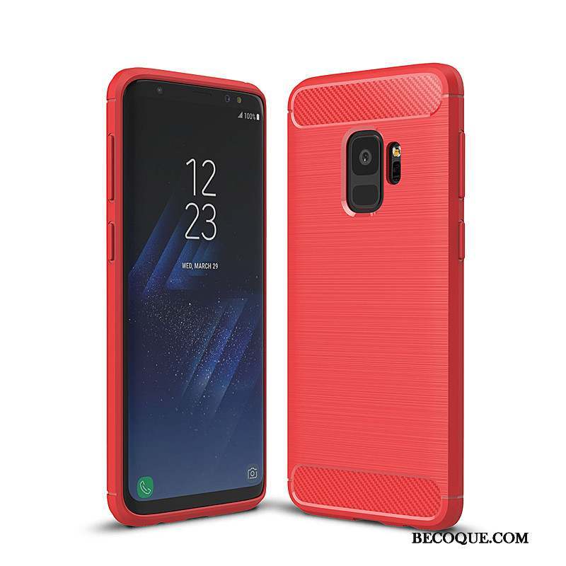 Samsung Galaxy S9 Étui Coque De Téléphone Tout Compris Fluide Doux Fibre Silicone