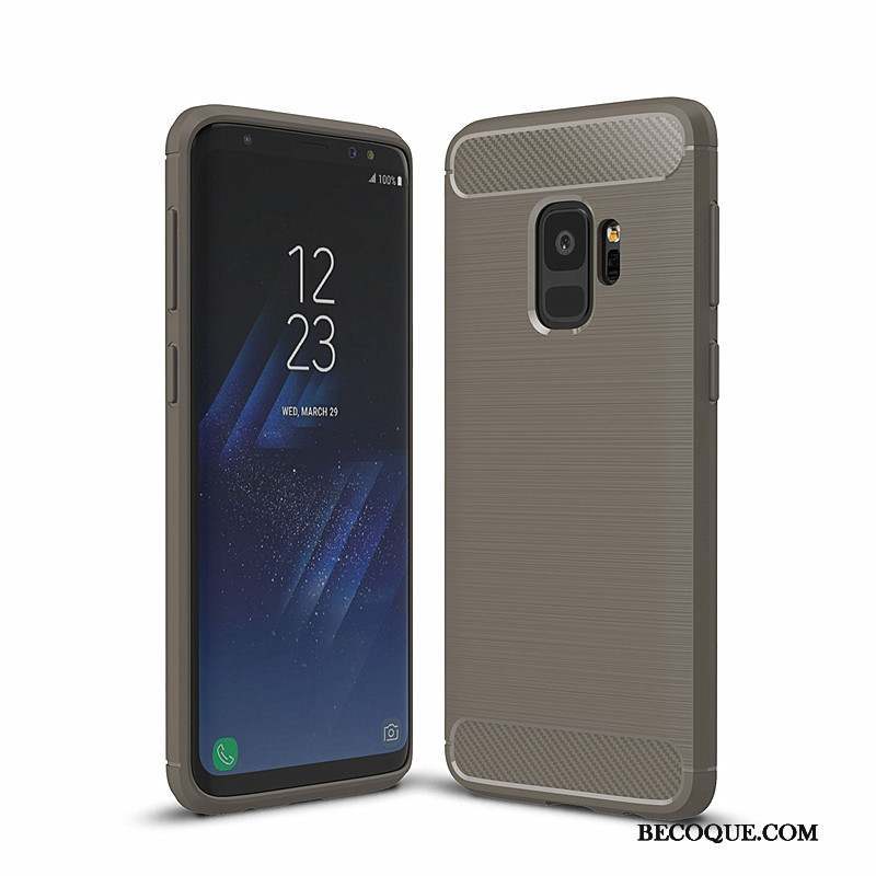 Samsung Galaxy S9 Étui Coque De Téléphone Tout Compris Fluide Doux Fibre Silicone