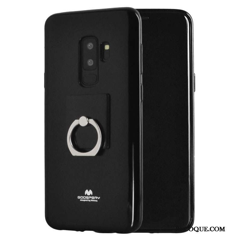 Samsung Galaxy S9+ Étui Coque Fluide Doux Or Tout Compris Protection