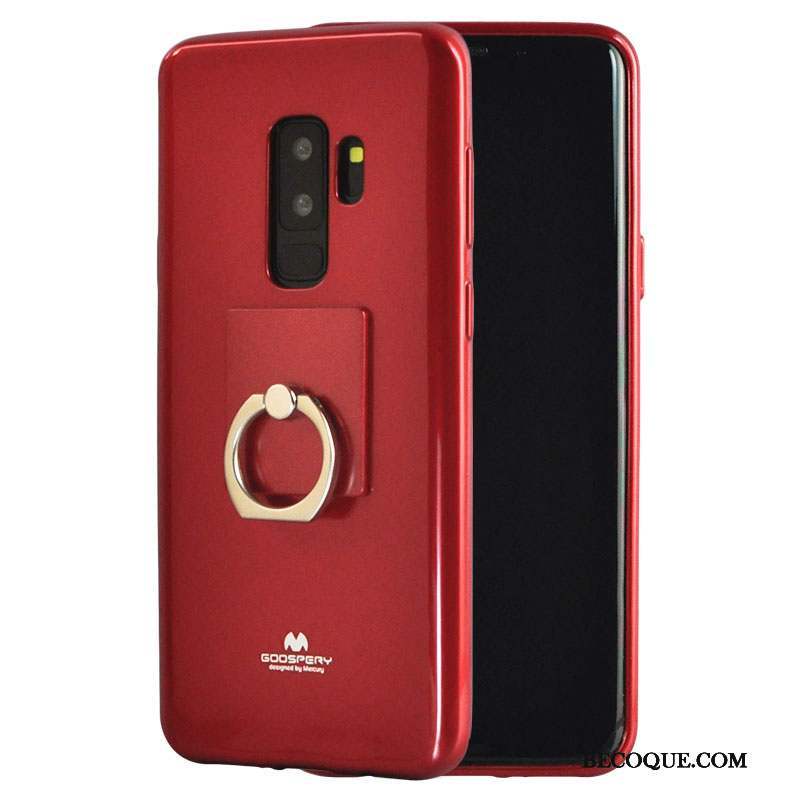 Samsung Galaxy S9+ Étui Coque Fluide Doux Or Tout Compris Protection