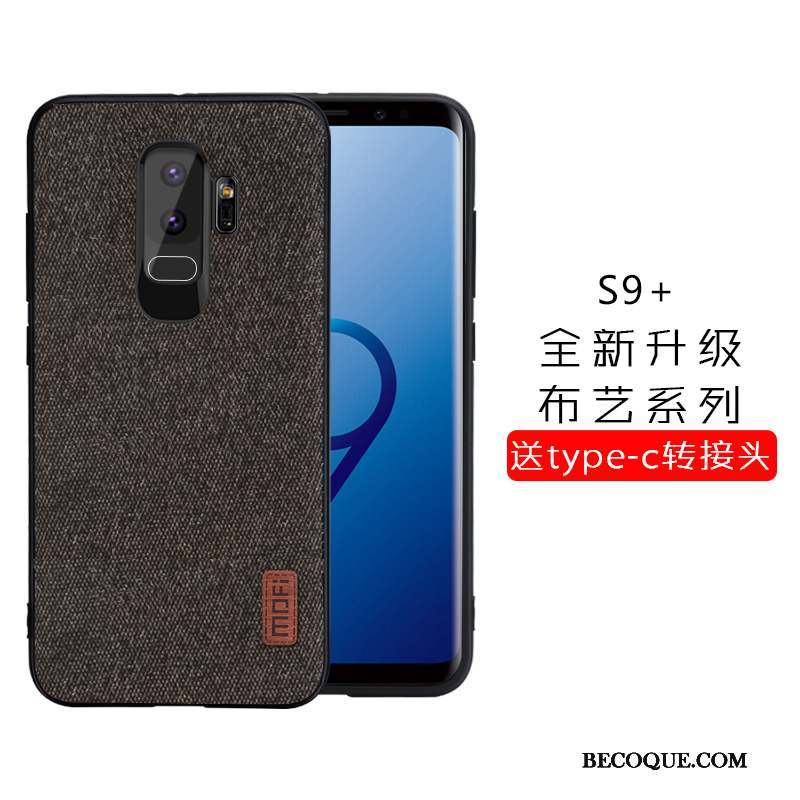 Samsung Galaxy S9+ Étui Personnalité Coque Incassable Silicone Très Mince