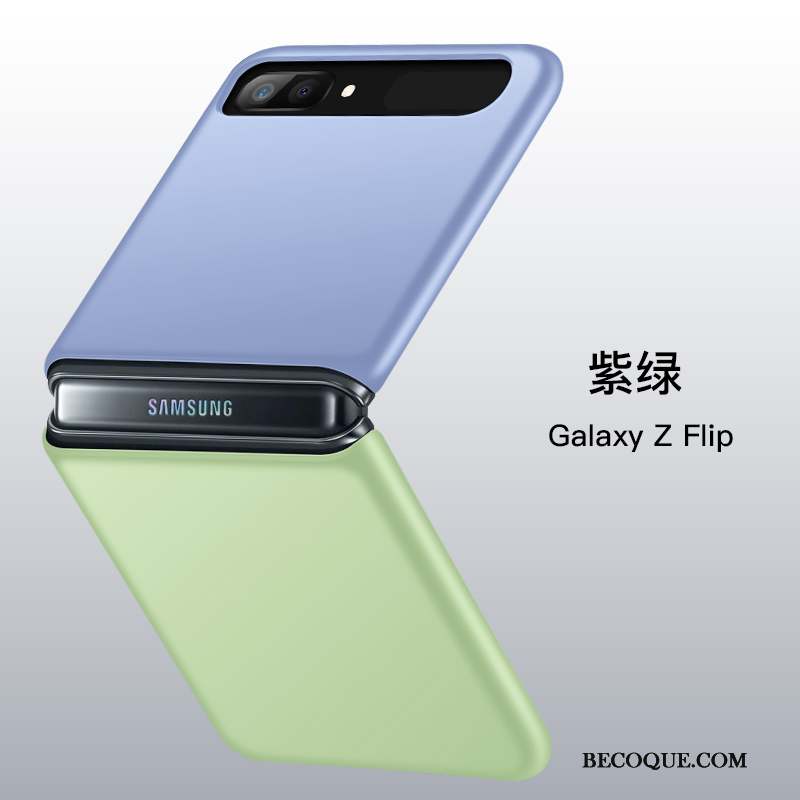 Samsung Z Flip Coque De Téléphone Vert Tout Compris Silicone Plier