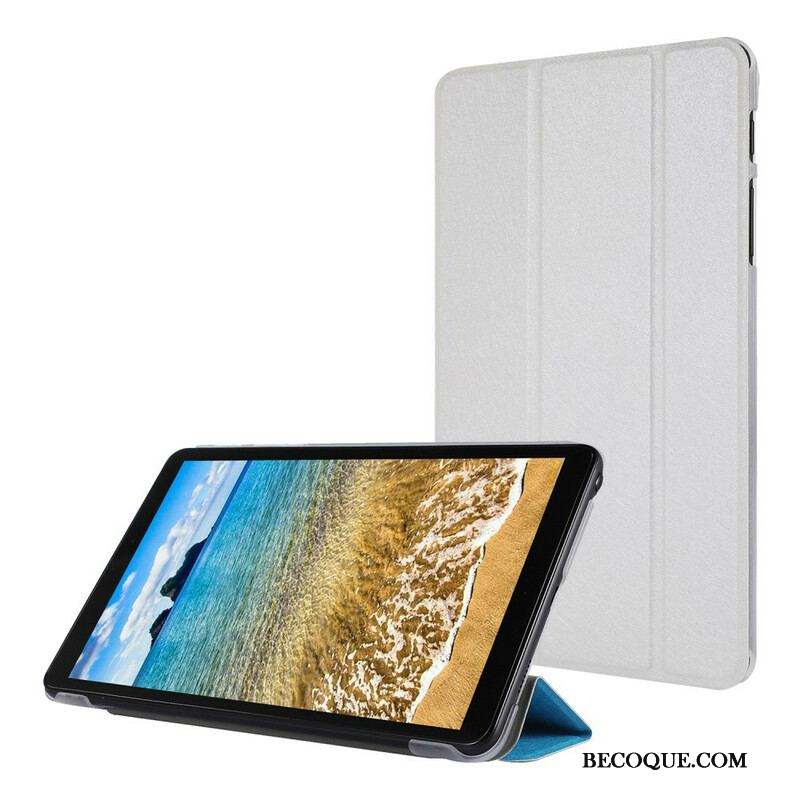 Smart Case Samsung Galaxy Tab A7 Lite Simili Cuir Texture Soie