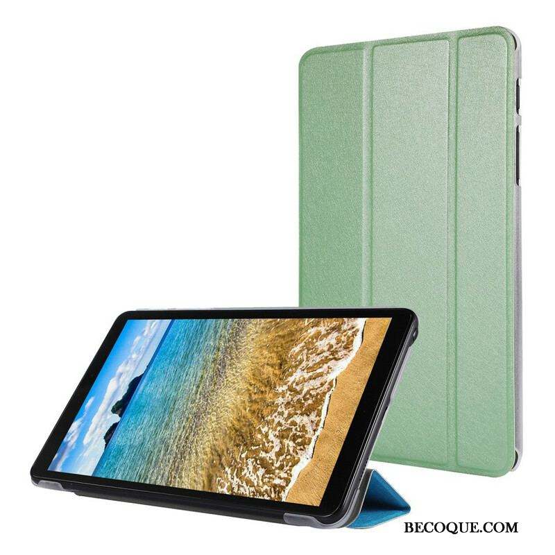 Smart Case Samsung Galaxy Tab A7 Lite Simili Cuir Texture Soie