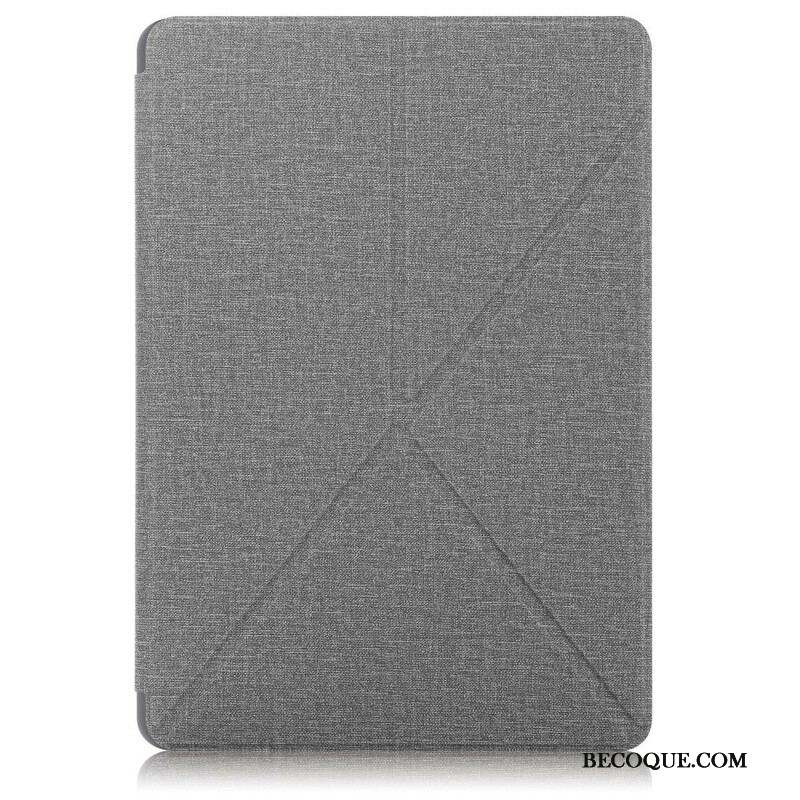 Smart Case Samsung Galaxy Tab S7 FE Texture Tissu Origami