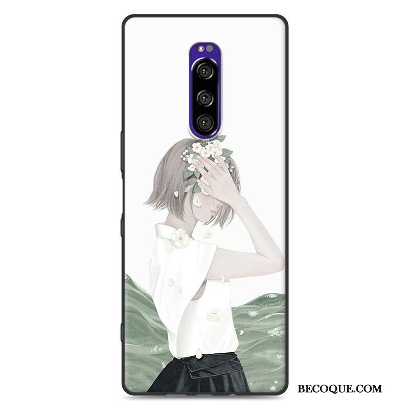 Sony Xperia 1 Coque Incassable Protection Téléphone Portable Personnalité Silicone Charmant