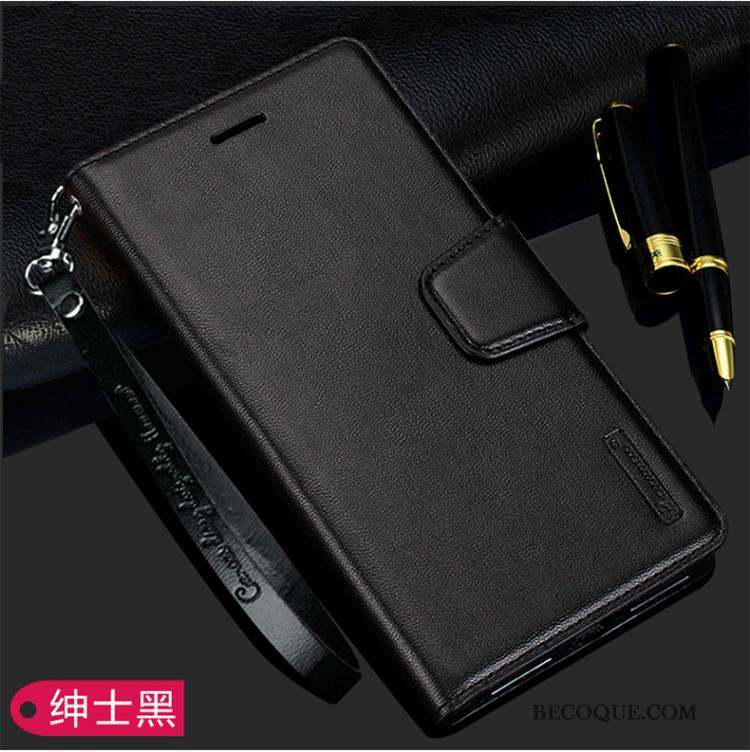 Sony Xperia 1 Ii Coque Carte Noir Tout Compris Housse Étui En Cuir Incassable