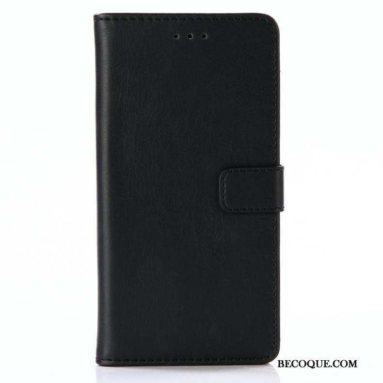 Sony Xperia 1 Ii Protection Étui Étui En Cuir Noir Incassable Coque De Téléphone