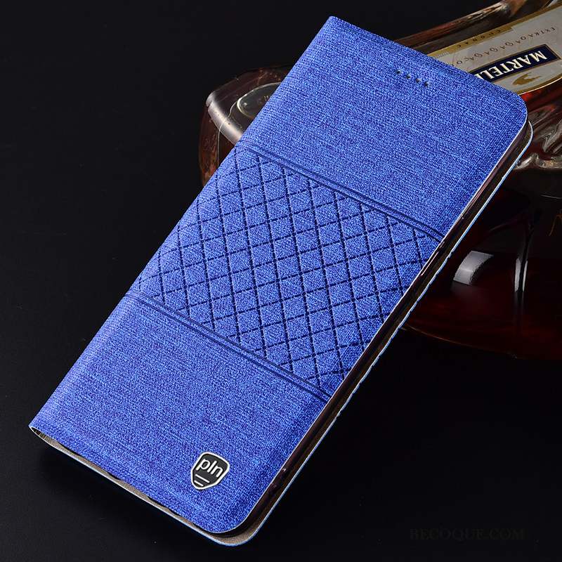 Sony Xperia 1 Lin Étui Coque De Téléphone Protection Bleu Housse