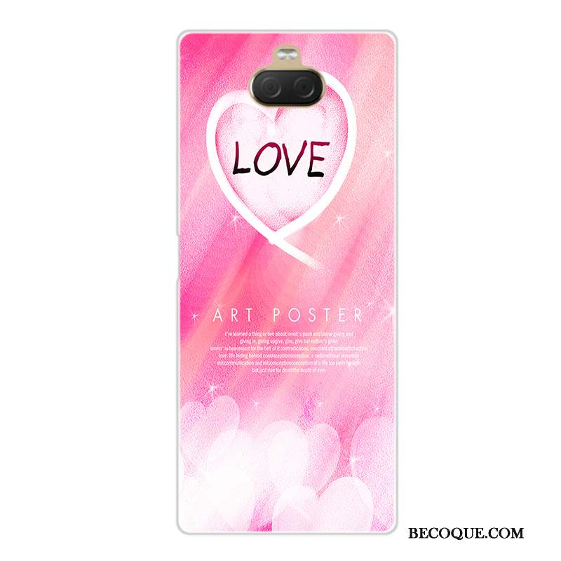 Sony Xperia 10 Coque Protection Petit Incassable Tout Compris Rose Frais