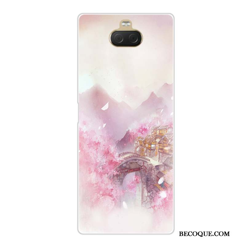 Sony Xperia 10 Coque Protection Petit Incassable Tout Compris Rose Frais