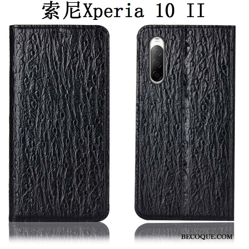 Sony Xperia 10 Ii Coque Modèle Fleurie Incassable Étui Oiseau Tout Compris Housse