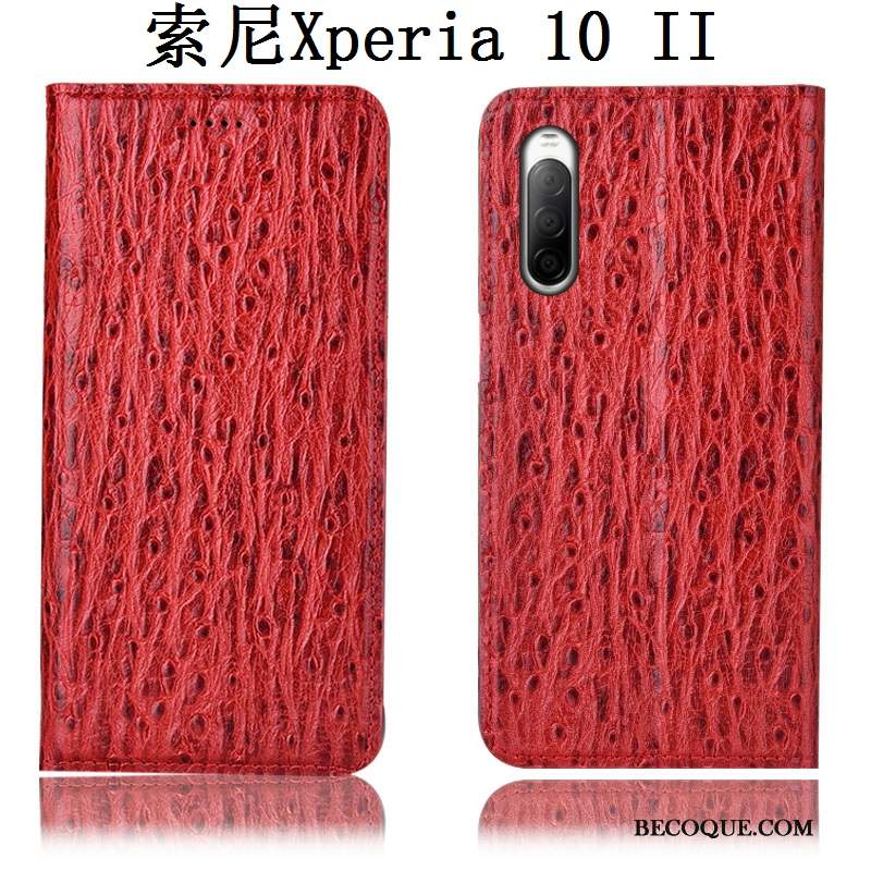 Sony Xperia 10 Ii Coque Modèle Fleurie Incassable Étui Oiseau Tout Compris Housse