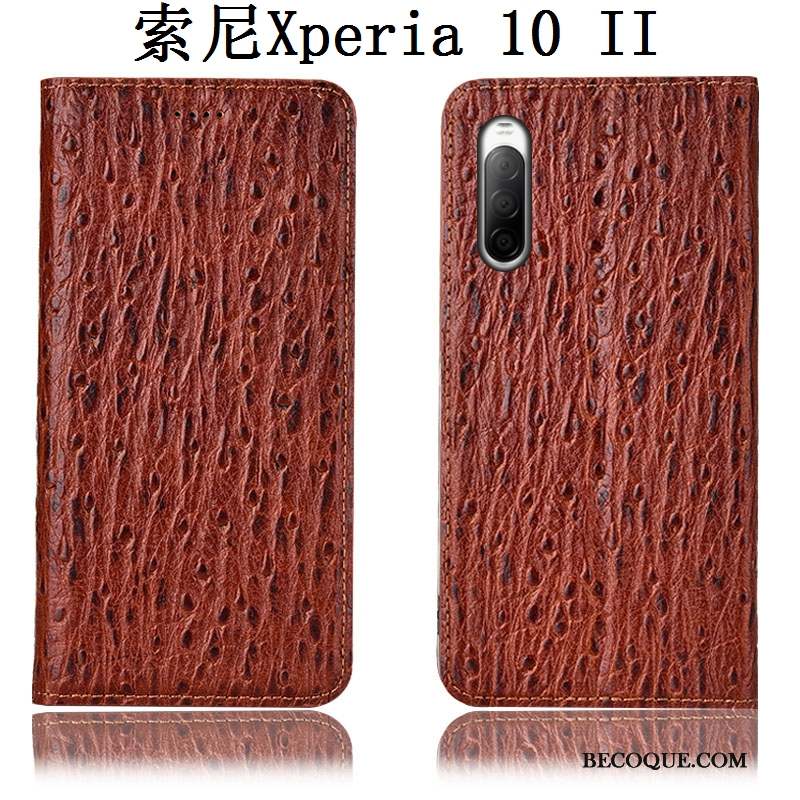 Sony Xperia 10 Ii Coque Modèle Fleurie Incassable Étui Oiseau Tout Compris Housse