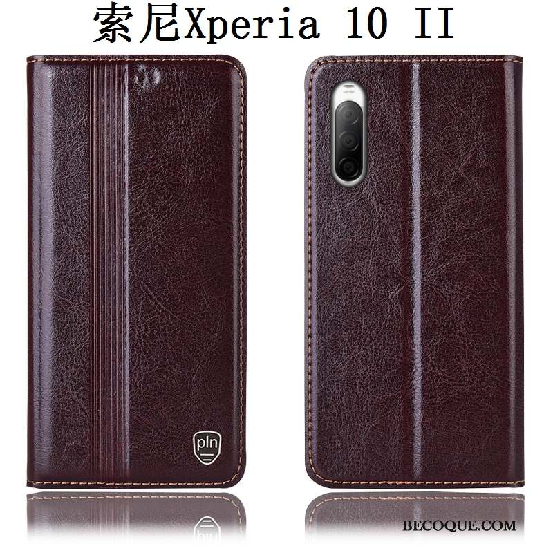 Sony Xperia 10 Ii Coque Noir Étui Housse Protection Tout Compris Incassable