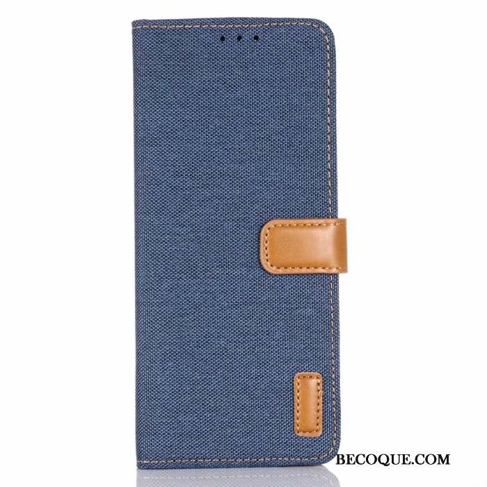 Sony Xperia 10 Ii Protection Coque Portefeuille Noir Étui En Cuir Téléphone Portable