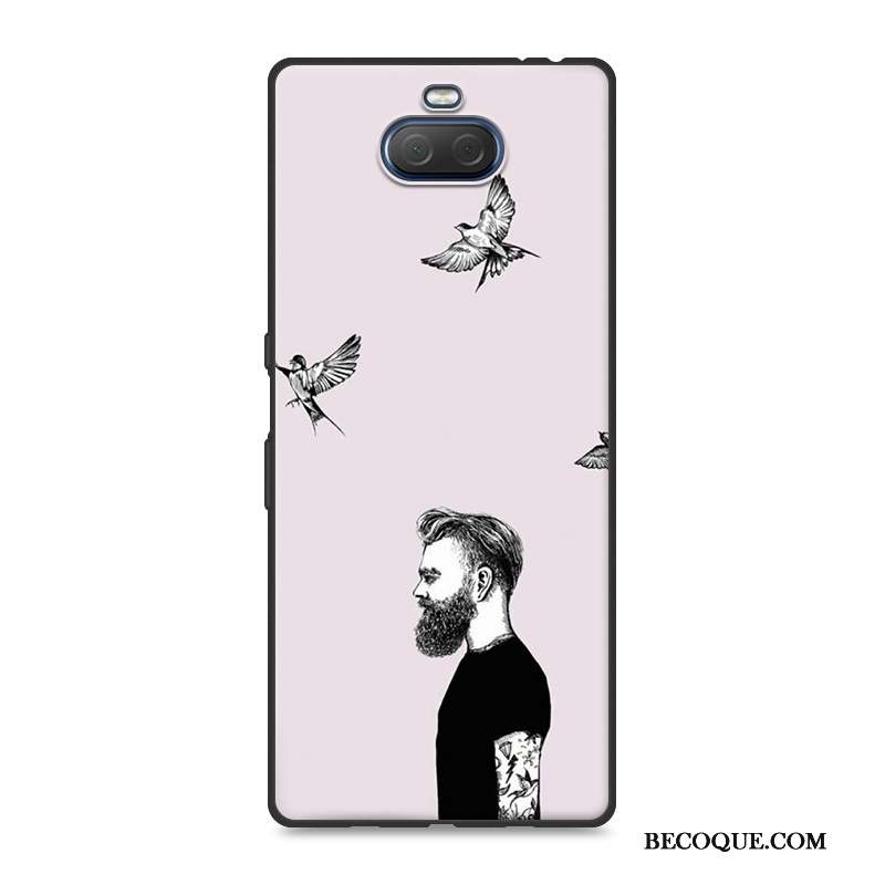 Sony Xperia 10 Incassable Amoureux Coque De Téléphone Tendance Rose Silicone