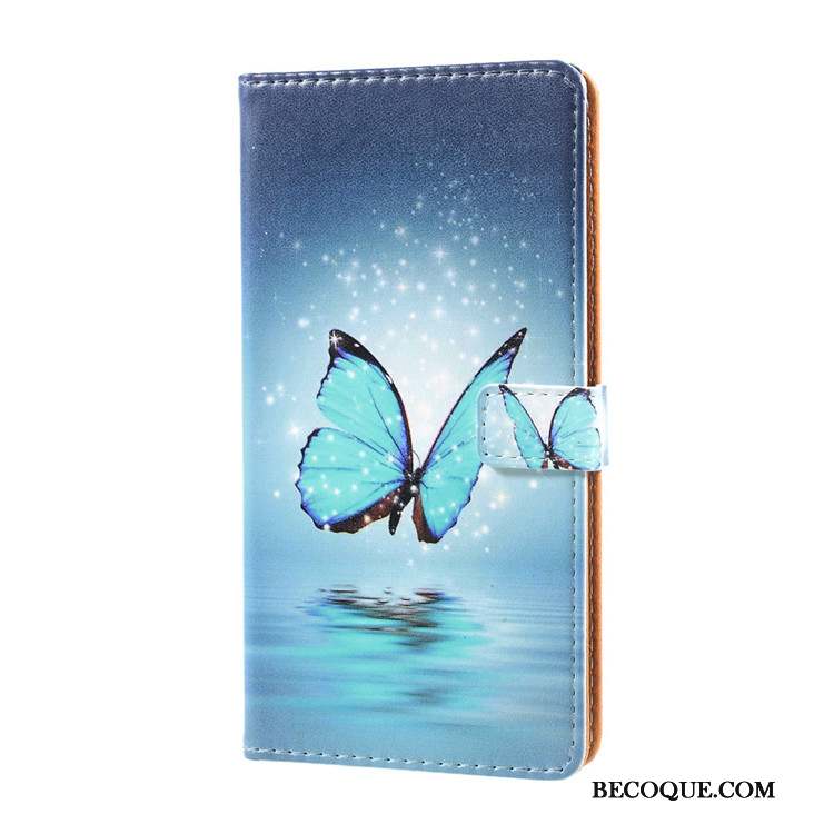 Sony Xperia 10 Plus Bleu Housse Protection Étui Mode Coque