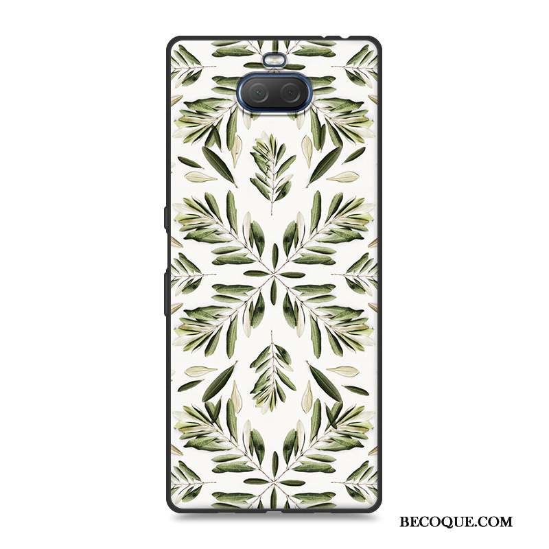 Sony Xperia 10 Simple Fluide Doux Protection Bleu Incassable Coque De Téléphone