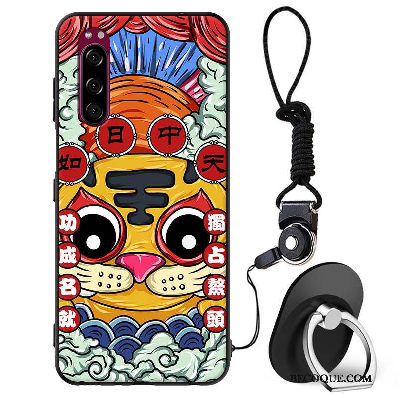 Sony Xperia 5 Coque Style Chinois Fluide Doux Incassable Silicone Étui Tout Compris