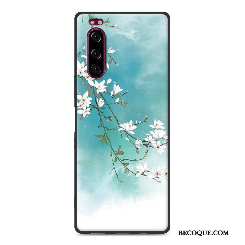 Sony Xperia 5 Tendance Rose Étui Coque De Téléphone Protection Style Chinois