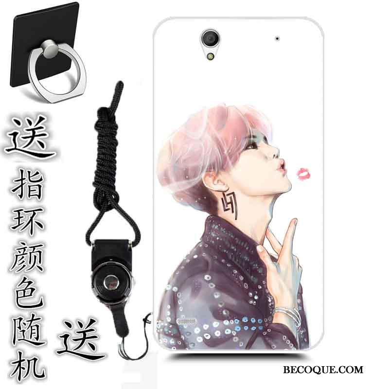 Sony Xperia C4 Dessin Animé Tendance Peinture Incassable Coque Fluide Doux