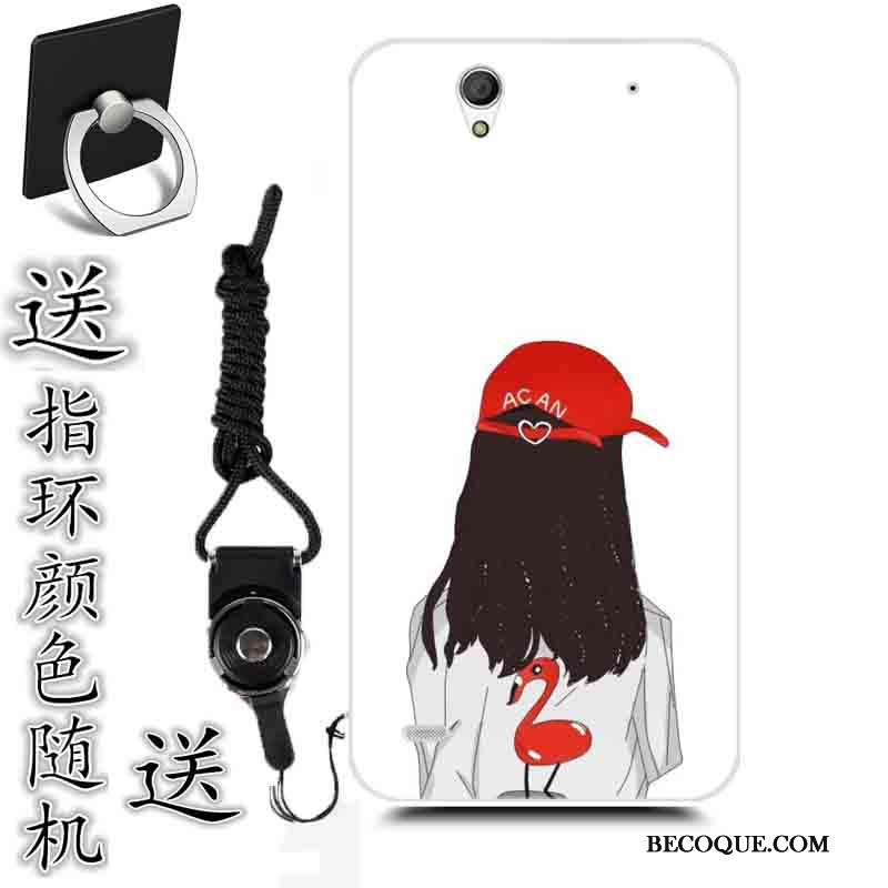 Sony Xperia C4 Dessin Animé Tendance Peinture Incassable Coque Fluide Doux