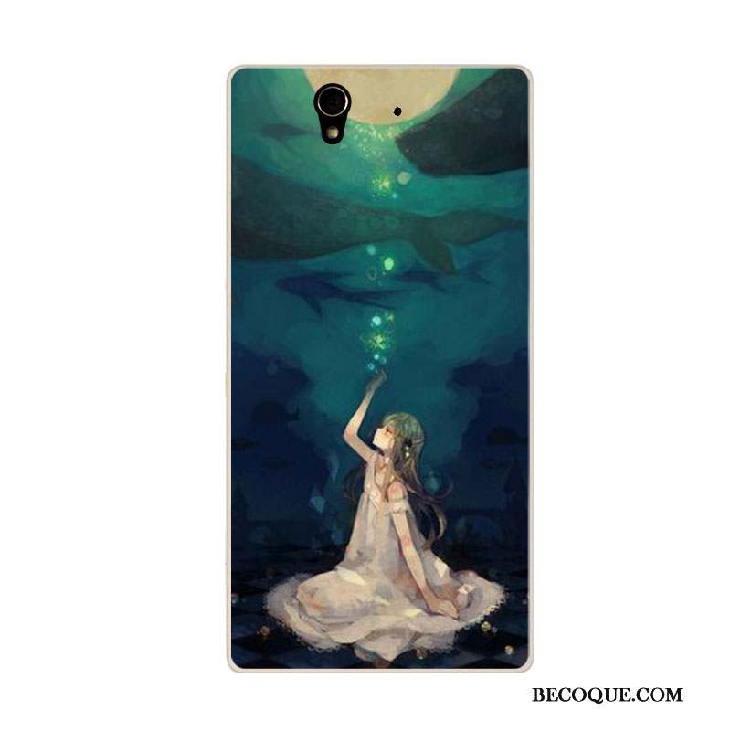 Sony Xperia C4 Fluide Doux Tout Compris Coque Silicone Dessin Animé De Téléphone