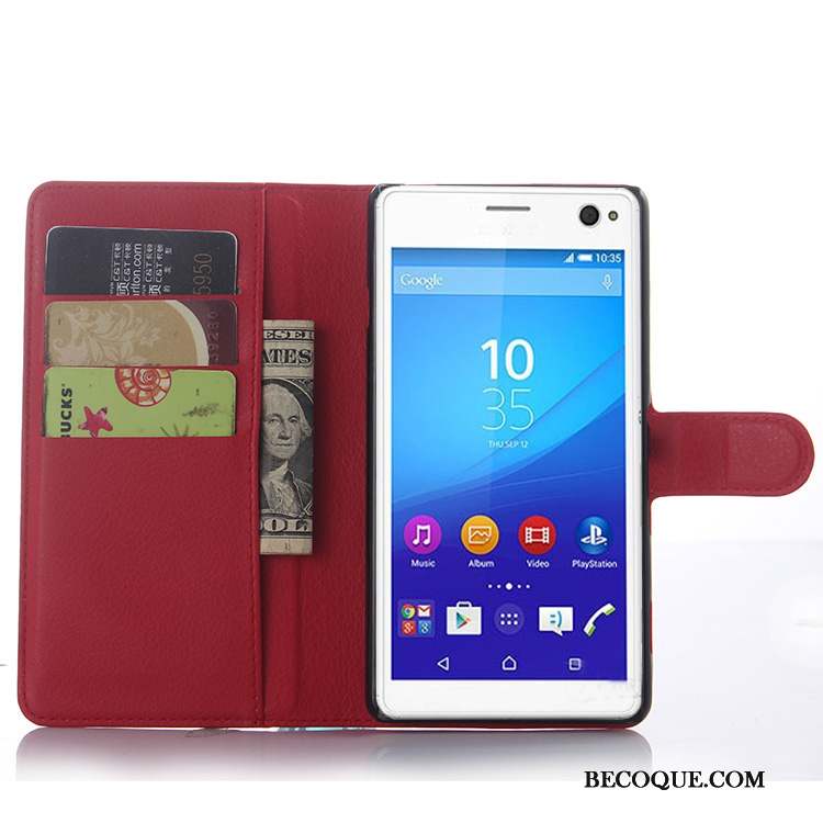 Sony Xperia C4 Protection Coque De Téléphone Bleu Clair Étui En Cuir Portefeuille Téléphone Portable