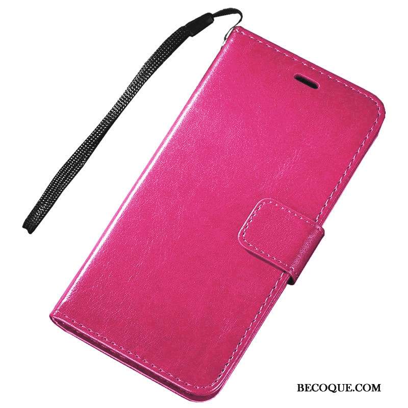 Sony Xperia L1 Portefeuille Incassable Coque Protection Rouge Étui