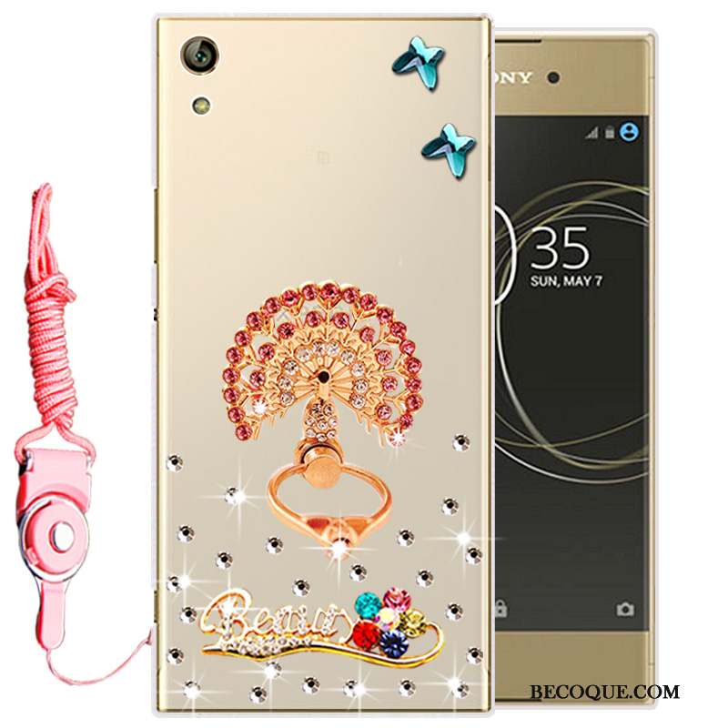 Sony Xperia L1 Strass Silicone Fluide Doux Transparent Protection Coque