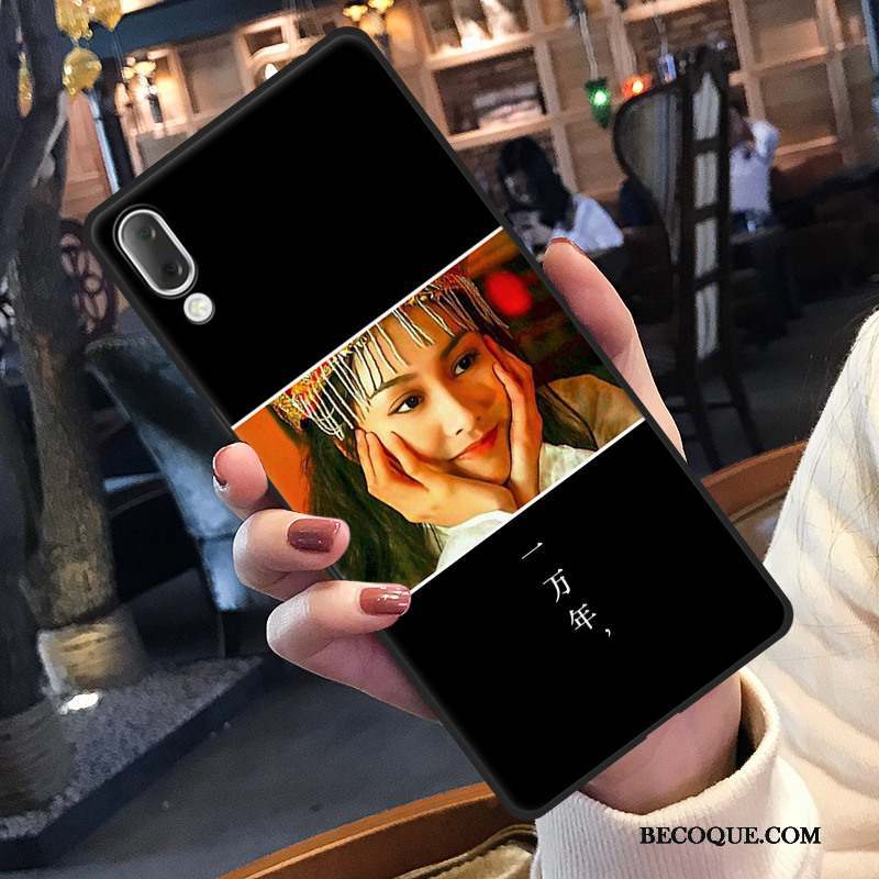 Sony Xperia L3 Incassable Coque De Téléphone Personnalité Étui Amoureux Fluide Doux
