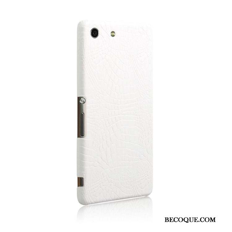 Sony Xperia M5 Dual Coque Téléphone Portable Protection Étui Cuir Blanc Étui En Cuir