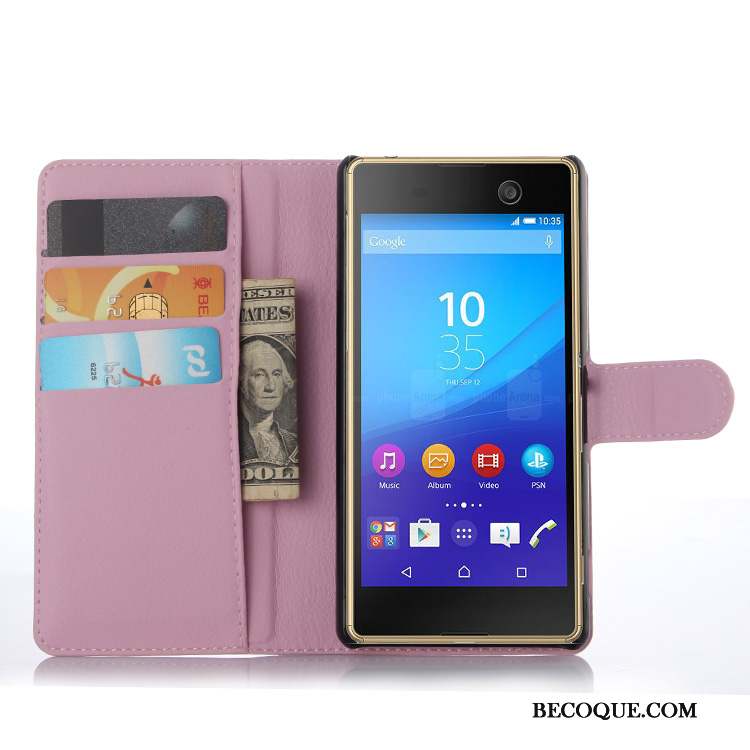 Sony Xperia M5 Dual Protection Étui Bleu Téléphone Portable Coque De Téléphone Étui En Cuir